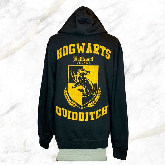Warner Bros. Tops - Harry Potter | Black Hufflepuff Quidditch Sweater